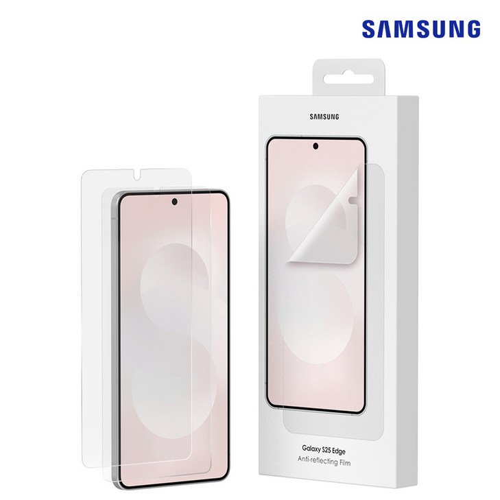 삼성 AR 스크린 프로텍터 저반사 전면 액정보호 필름 2매 구성  셀프부착 가이드툴 포함