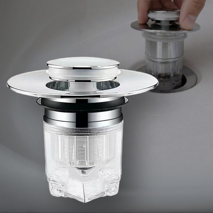 루엔티 욕실 냄새차단 세면대 팝업 트랩