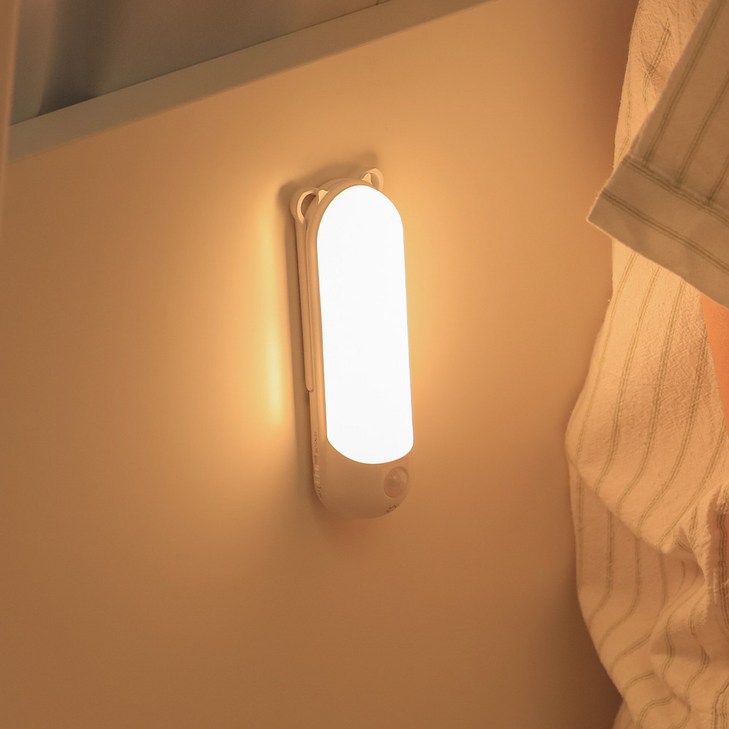 모락 넬리 LED 이브 무선 자석 센서등, 1개 모락 넬리 LED 이브 무선 자석 센서등, 1개