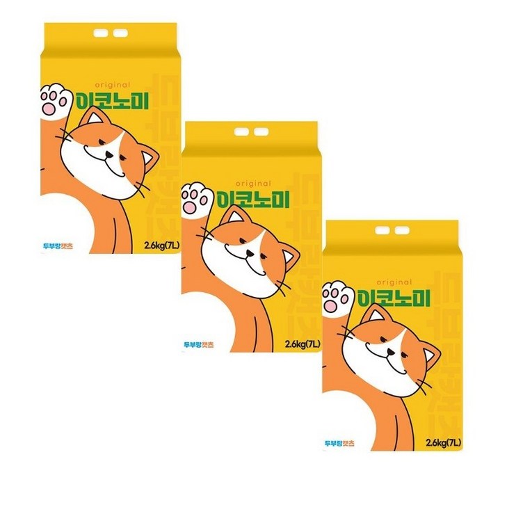 두부랑캣츠 이코노미 플러스 오리지널 응고형 두부모래