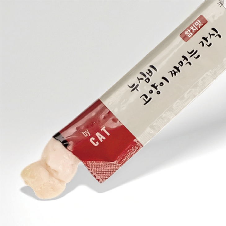 누심비 고양이 간식 15g 대용량 길고양이 100개 대용량