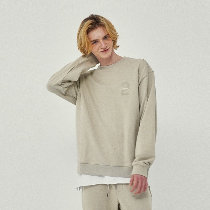 LEEHOLH241MT102U BEIGE 스웨트셔츠