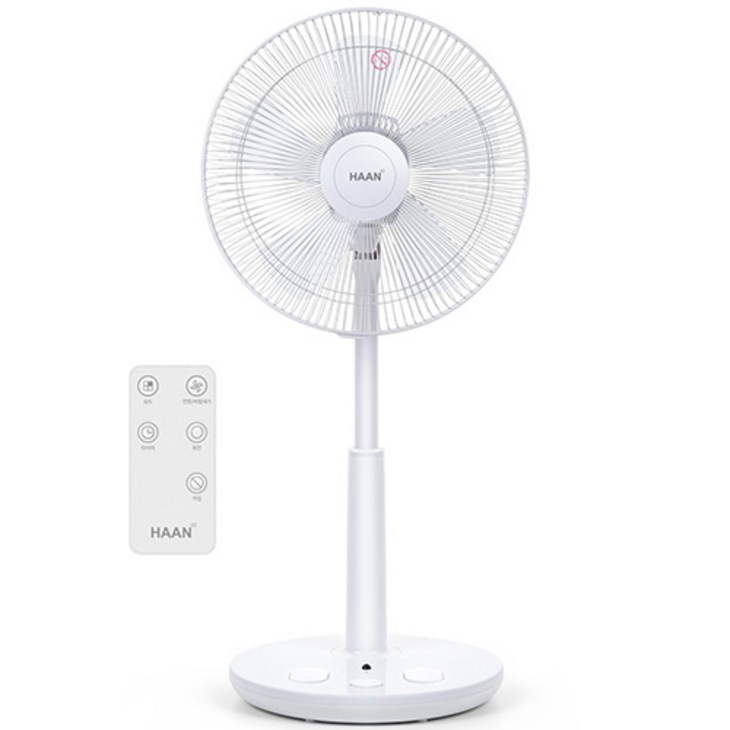 한경희이지라이프 초미세풍 발터치 리모컨 선풍기
