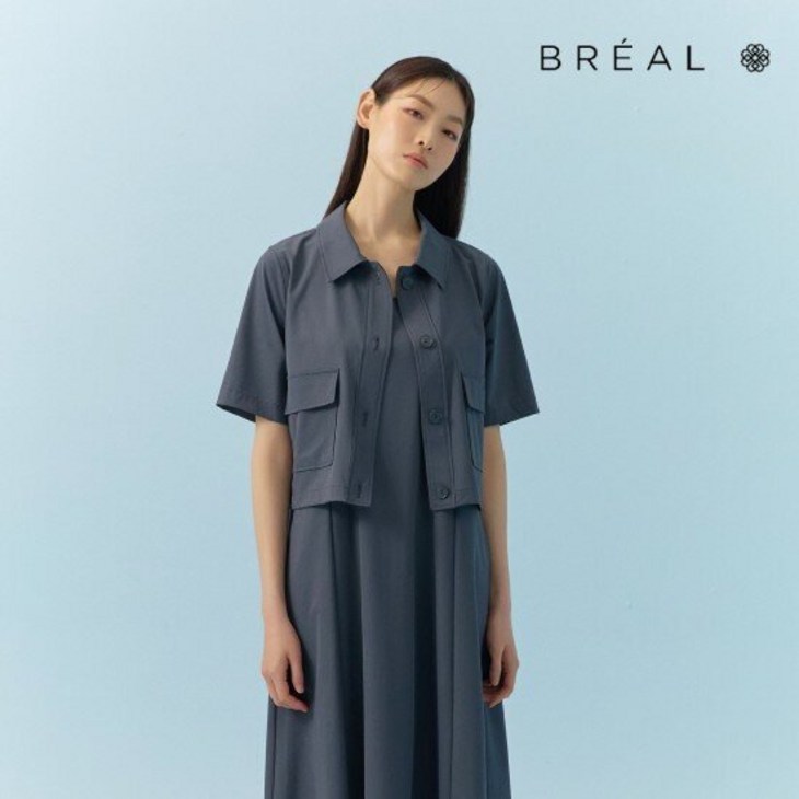 브리엘 썸머 원피스+재킷 셋업(접촉냉감 소재) [런칭 가격 79,900원]