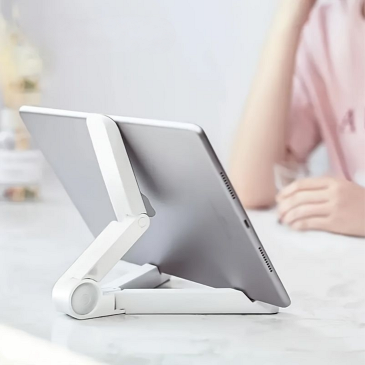 조절식 안정 지지 듀얼축 접이식 태블릿 스마트폰 스탠드