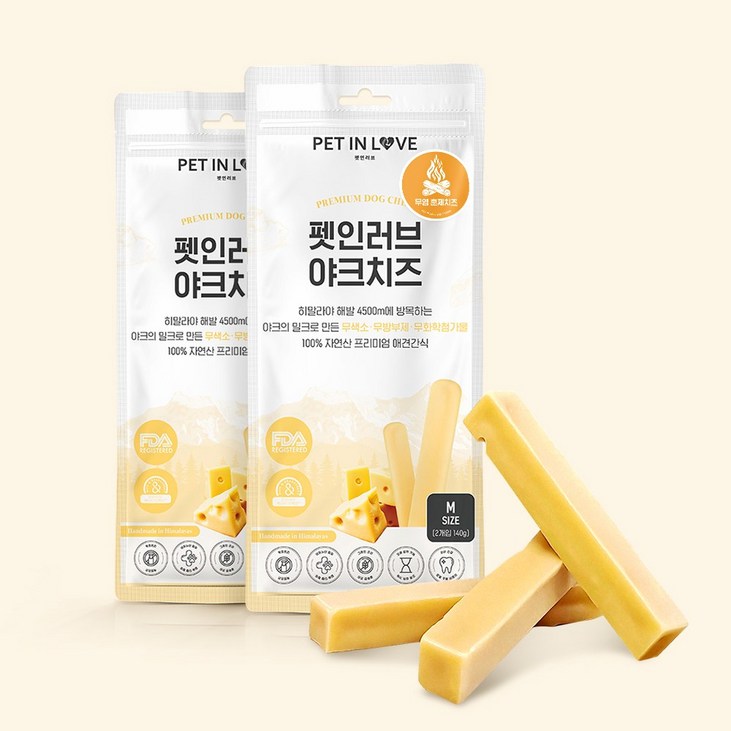 펫인러브 YAK CHEESE, 140g, 1개 펫인러브 YAK CHEESE, 140g, 1개