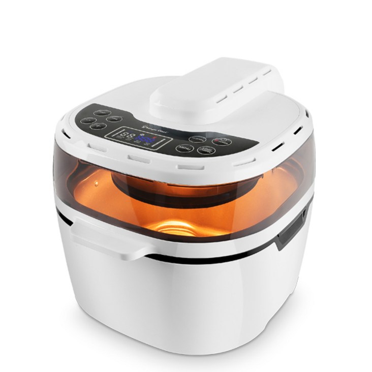 매직쉐프 듀얼쿡 에어프라이어 10L, MEATC1000W, 화이트