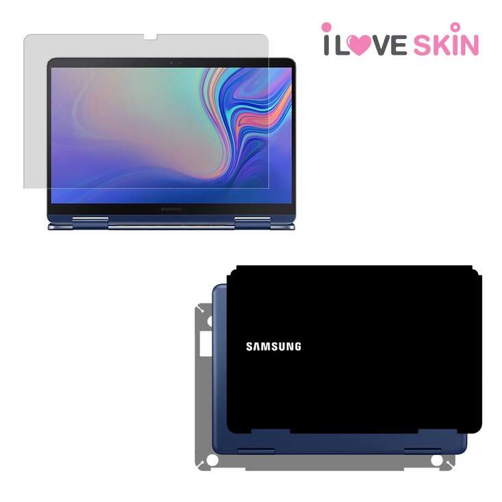 알럽스킨 삼성 노트북 펜 Pen S NT930SBE 13인치 스타일가드 액정보호필름, 블랙