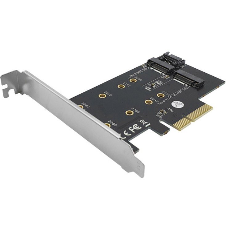 M.2 SATA PCI-Express SSD 변환 아답터 카드 데스크탑용 NVMe NGFF 겸용 LS-PCIE-M2SATAN, LS-PCIE-M2SATAN