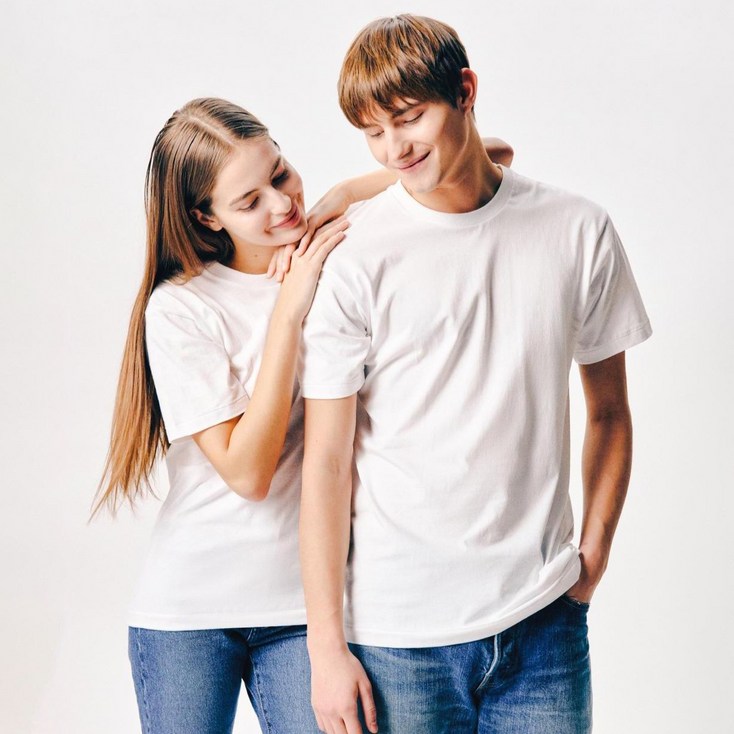 헤인즈 남녀공용 골드 라벨 크루넥 티셔츠 3p