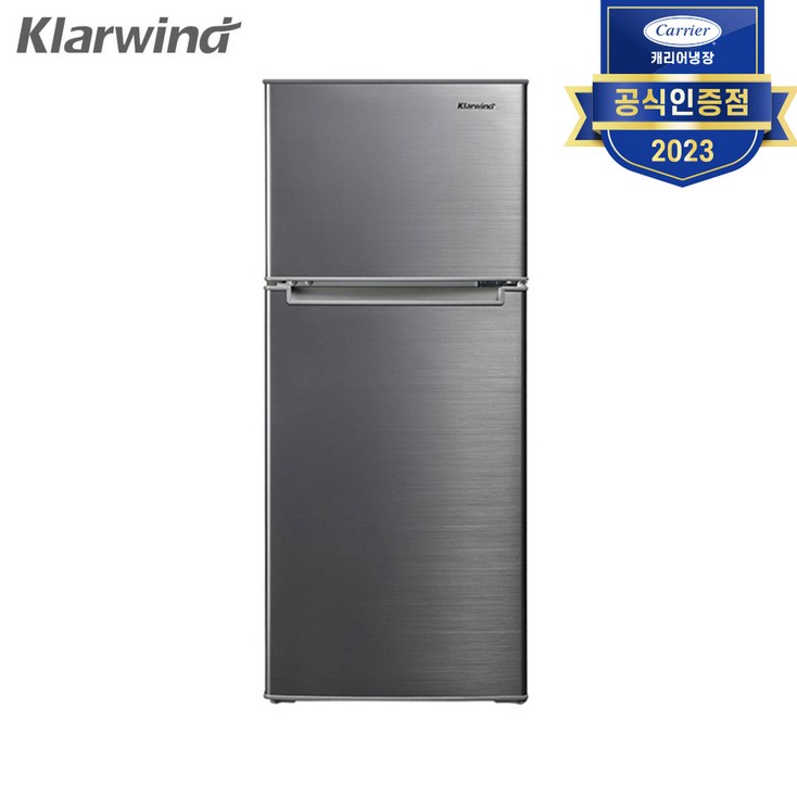 캐리어 클라윈드 슬림형 냉장고 CRF-TD155MDE (155L), 단품, 메탈 - 투데이밈