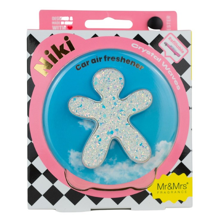 미스터앤미세스 차량용 방향제 니키 패션, 니키본품 패션 크리스탈웨이브즈, 1개