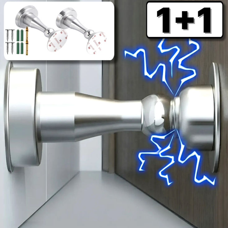 본푸름 무소음 무타공 자석 도어스토퍼, 2개