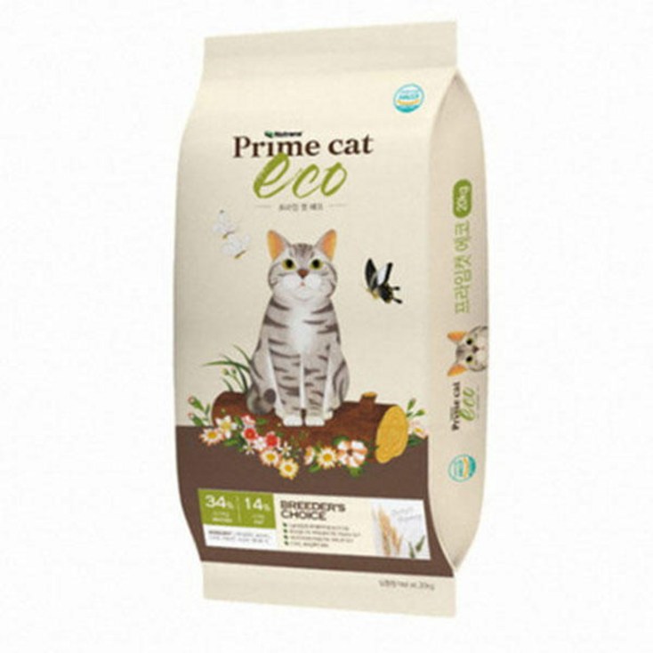 뉴트리나 프라임캣 에코20kg 1개 고양이사료 길고양이 대용량, 닭, 1개, 20kg