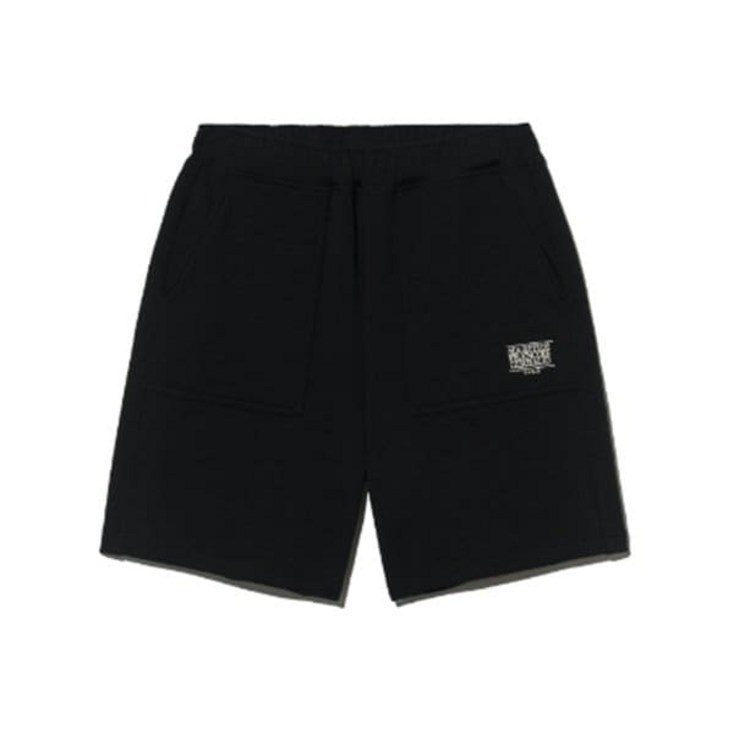 마리떼프랑소와저버 마리떼 남성 클래식 로고 스웻 쇼츠 MFG45CSP202 BLK LHG