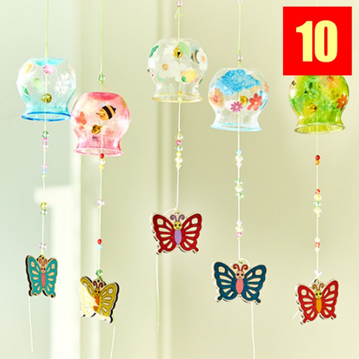 나비 후우링 봄종만들기 10개 배송료X 키트DIY, 1세트, 봄종만들기키트