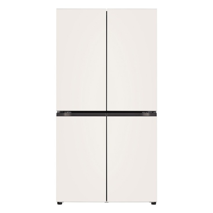 [색상선택형] LG전자 디오스 오브제컬렉션 4도어 냉장고 메탈 870L 방문설치 1,623,600