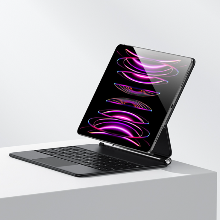 니케 아이패드 구조독 매직키보드, 블랙영어