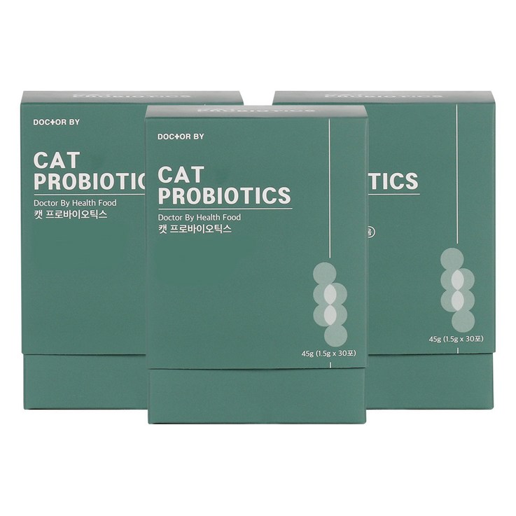 닥터바이 고양이 프로바이오틱스 유산균 30p, 3세트