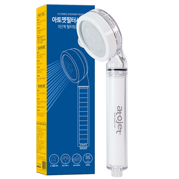 아토젯 필터 샤워기, 1개, AJ8200