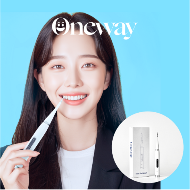 치과납품 원웨이 휴대용 치아관리기 전동칫솔 세트 V1 어버이날 선물, 1개, 화이트, 1개