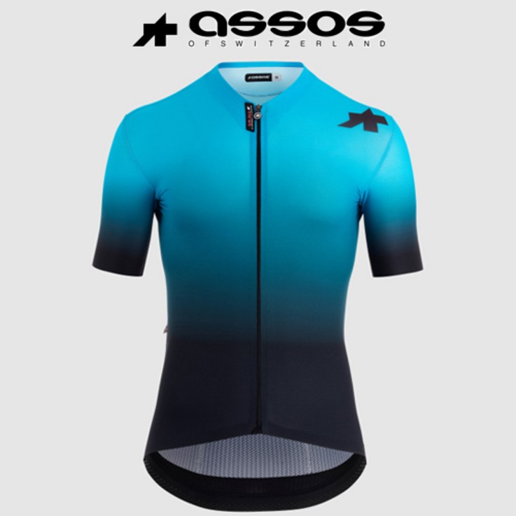 아소스 ASSOS 반팔상의 EQUIPE RS Jersey S9 TARGA Dam Blue