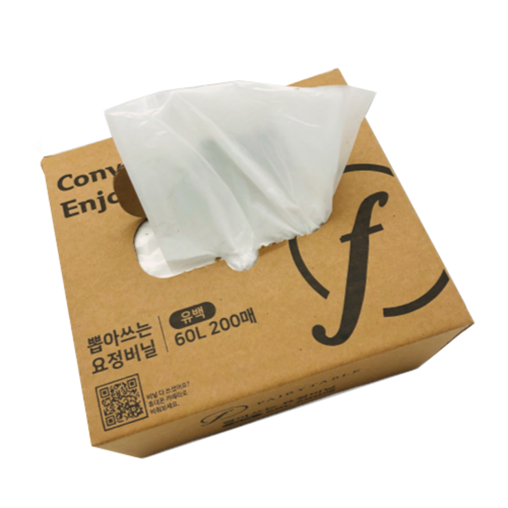 국내생산 뽑아 쓰는 요정비닐, 60L, 1개