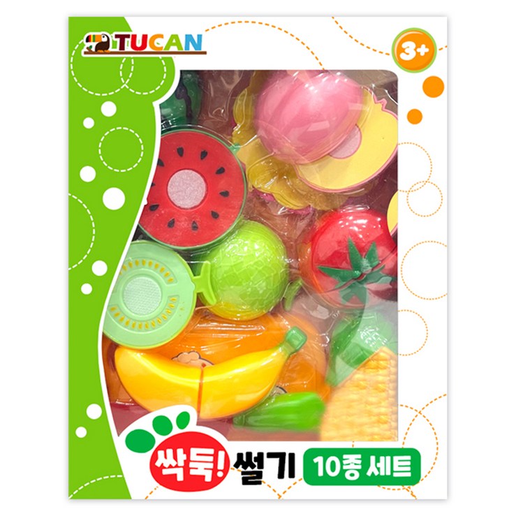 투칸 싹둑썰기 10종 세트, 혼합색상
