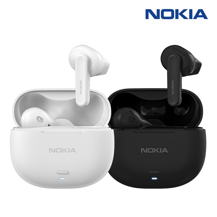 노키아 Go Earbuds2+ 블루투스5.2 이어폰 (TWS-122), 블랙, 블랙{TWS-122-BK}