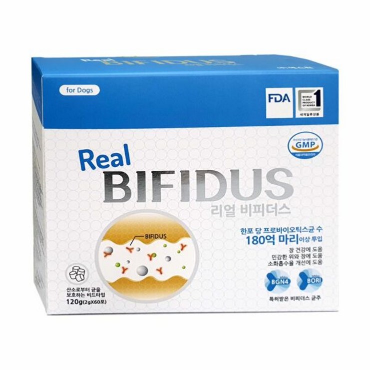 리얼비피더스 독 60p 2g x 60포 리얼비피더스 독 60p 2g x 60포