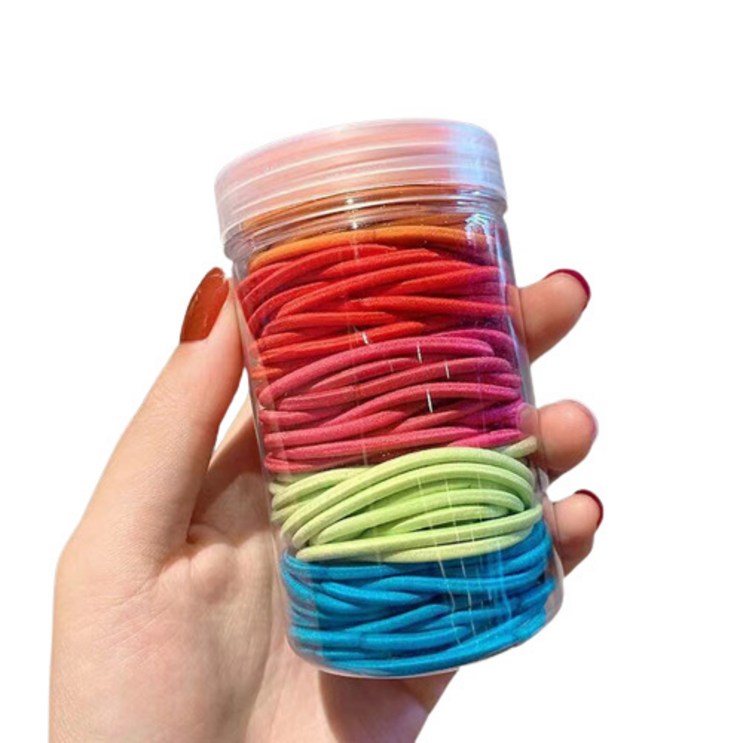 신신살롱 짱짱한 머리 고무줄 100p 신신살롱 짱짱한 머리 고무줄 100p