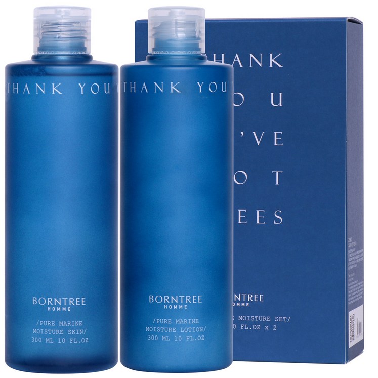 본트리 옴므 퓨어마린 모이스처 스킨 300ml 로션 300ml 세트, 1세트