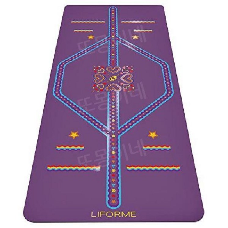 영국 정품 라이폼 천연고무 요가 매트 필라테스 Liforme 홈트매트