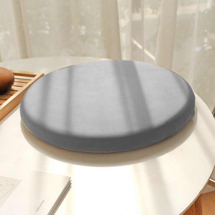 리드홈 땀안차는 실크 메모리폼 원형 의자 방석