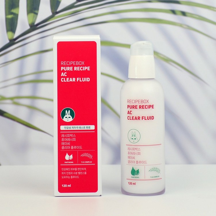 레시피박스 어린이 청소년 스킨 퓨어레시피 AC 토너 플루이드, 1개, 120ml