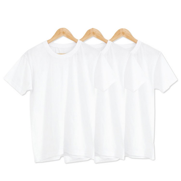 브이넥티셔츠 슬로비 국산 순면 남녀공용 반팔 티셔츠 3팩