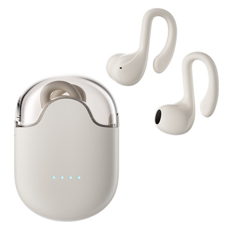 SOTAR 2023 최신형 오픈형 골전도 블루투스 이어폰 G05 Open earbud, 담황색