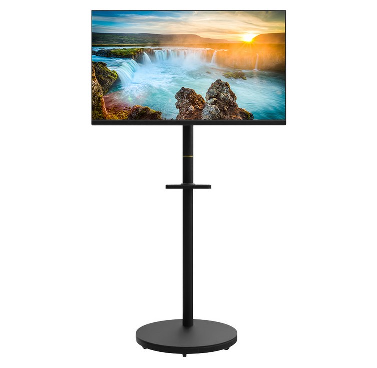 카멜 FHD 광고용 디지털 사이니지 모니터  셋톱박스  이동식 모니터 스탠드 세트 방문설치, 108cm, 모니터CDS4310, 셋톱박스MB2310, 스탠드SMB49B