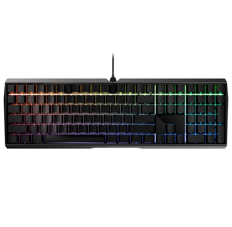 CHERRY 기계식 유선 일반형 키보드, 블랙, MX BOARD 3.0S RGB, 적축