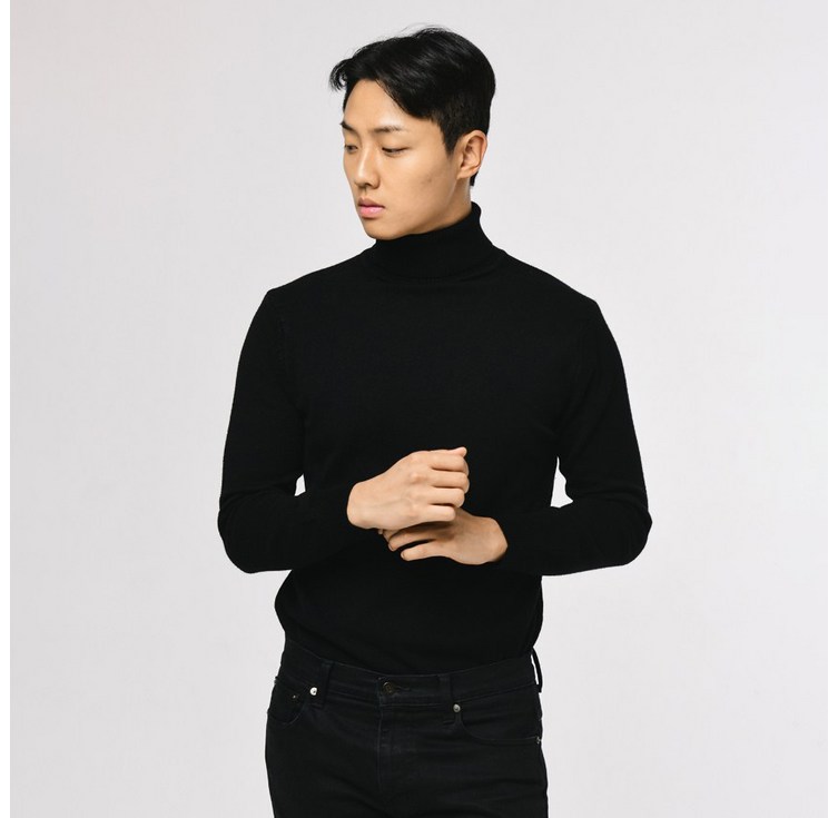 엘엑스티 남성용 소프트 울100 목폴라 터틀넥 니트 스웨터 엘엑스티 남성용 소프트 울100 목폴라 터틀넥 니트 스웨터