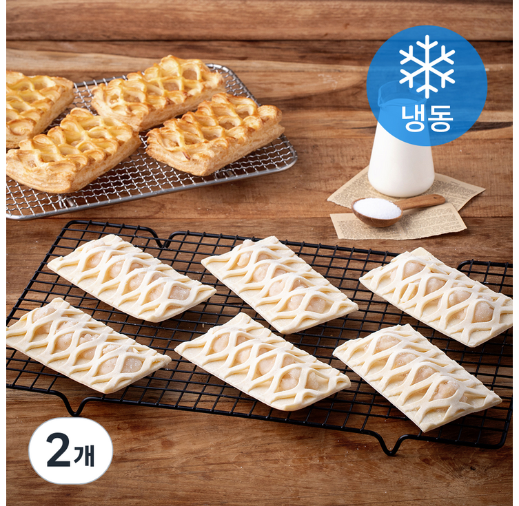 로켓프레시 삼양사 서브큐 애플파이 냉동, 75g, 2개, 10개입
