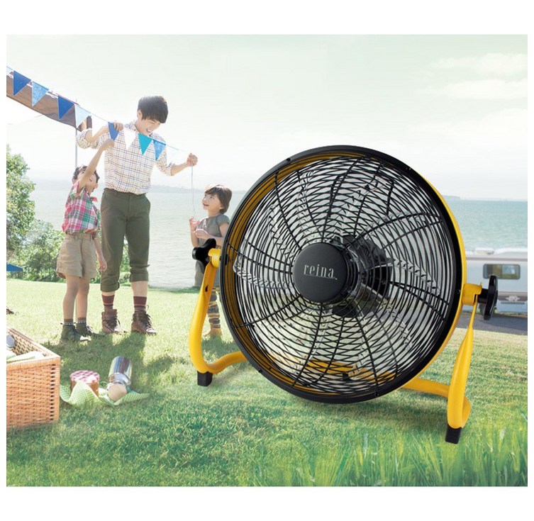 휴대용 무선선풍기 캠핑용 야외용 업소용 공장용 산업용 메탈선풍기 BLDC모터 무소음, RFDB160