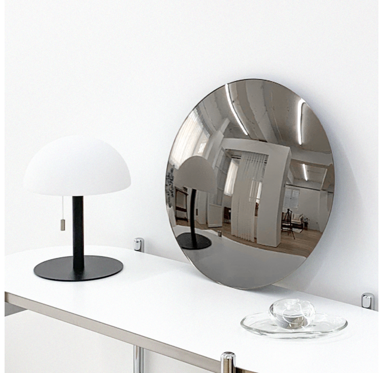 반사경 볼록 실내 감성 인테리어 화장대 책상 실버 아크릴 거울