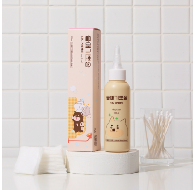 울애기뽀송 나노 이어 클렌징, 4박스