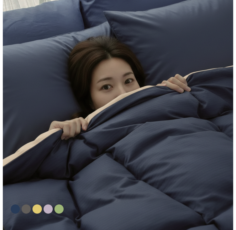 도르리 피치스킨 사계절이불  항균 알러지케어 먼지없는 차렵이불