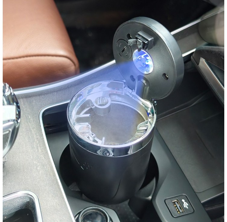 NNZB LED 원터치 ABS 진공 난연 차량용 재떨이