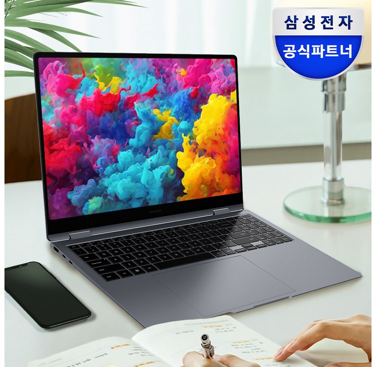 삼성전자 갤럭시북4 프로360 NT960QGKK71A 16인치 인텔 Ultra 7 WIN11 SSD 512GB 16GB, WIN11 Home, 문스톤 그레이, 512GB, NT960QGKK71A, 16GB