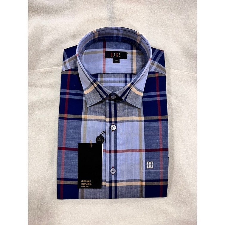 닥스 체크 패턴 반팔 셔츠 188N1 or 118N1 일반핏