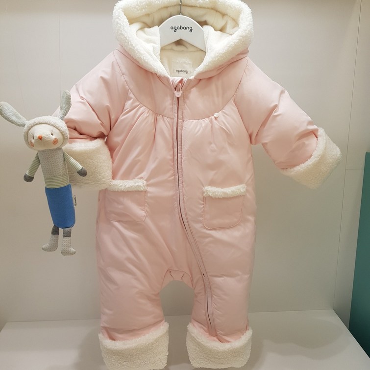 아가방 23 겨울 베이비페어 다운 오리털 패딩 우주복 이거 찐짜 추천 이뻐요 따뜻해요 유아 다운 패딩우주복 손발싸개 커버식 겨울 바디수트 안감도포근 신생아 외출복